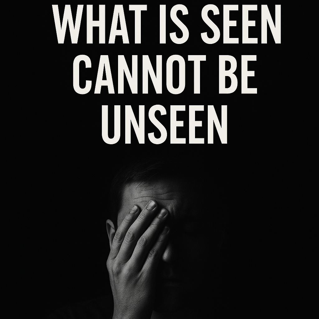 What is seen cannot be unseen